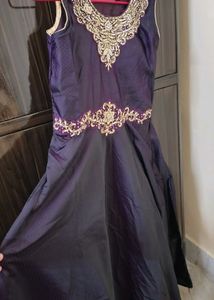 Elegant Embroidered Ethnic Gown