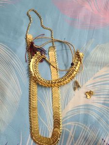 Traditional Gold Coin Necklace Set
