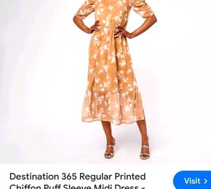 Very Awesome Georgette Frill Dress