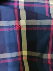Blue Plaid Long Sleeve Shirt