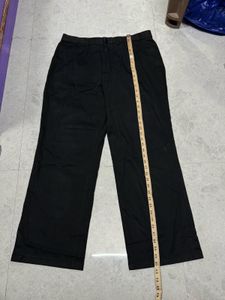 Classic Black Wide-Leg Trousers