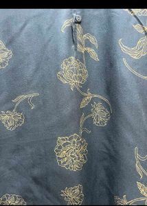 Gold Print Kurta.