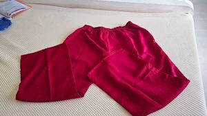 beautiful maroon kurta set