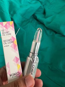 new Kiko Milano secret oil core lip balm