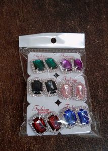 Diamond Jewellery Multi-Color Interchangeable
