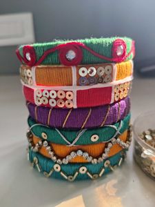 navratri Colorful Handmade Bangles