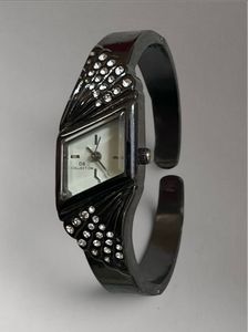 Elegant Rhinestone Bangle Watch