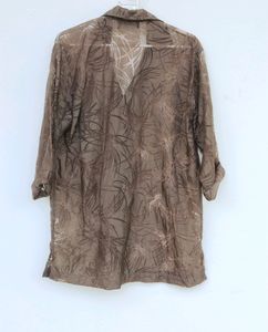 Brown Botanical Top