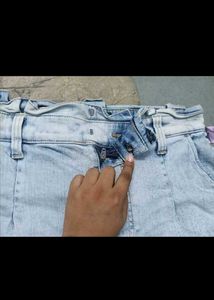 Light Wash Denim Shorts
