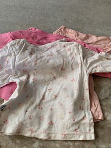 Baby Girl's Long Sleeve Bodysuits (Set of 3)