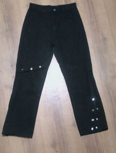 Black Embellished Jeans