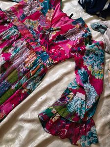 Vibrant Floral Maxi Dress