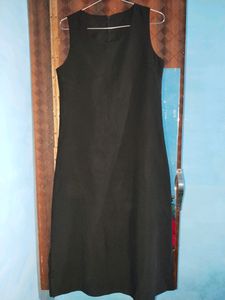 Long black One Piece dress For Girls