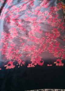 Designer black saree
