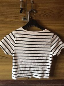 Striped Cropped Top