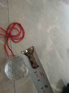 Crystal Faceted Ball Pendant
