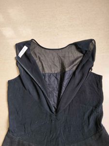 Sheer Black Peplum Top from paris