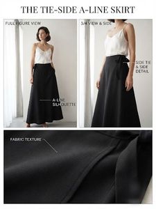 Chic Black Asymmetrical Skirt