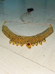 Gold Plated Beaded Necklace