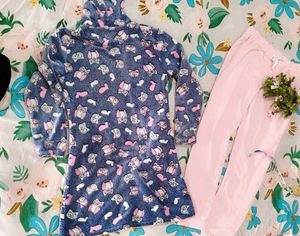 Cute Owl Pajama Set
