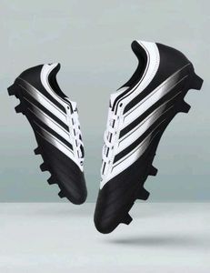 Adidas Foundation Black & White Soccer Cleats