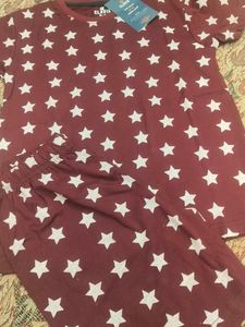 Cute Star Print Kids Outfit