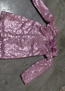 Sparkling Pink Sequin Gown 4-5year old