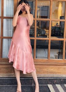 Elegant Satin Slip Dress