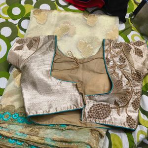 Designer Boutique blouse with Saree