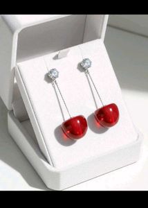 Cherry Drop Earrings