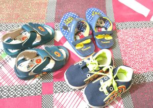 3 set Kids Footwear Bundle