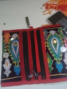Embroidered Clutch/Pouch