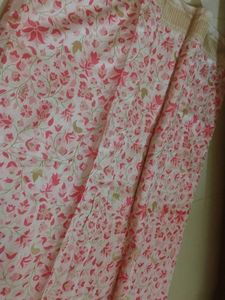 Elegant Pink Floral Saree