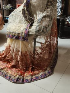 Elegant Embroidered Saree