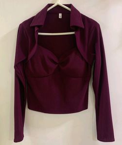 Heart Neck Line Top