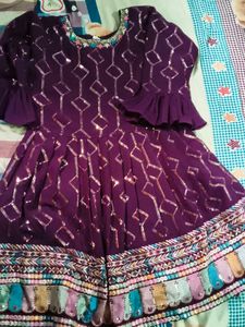 Beautiful Purple sharara