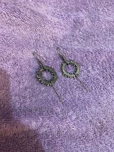 Unique Floral Hoop Earrings