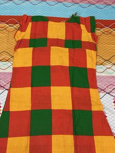 Vibrant Block Print Kurta