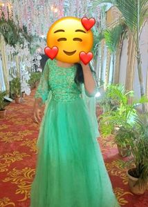 Mint Green Embellished Gown