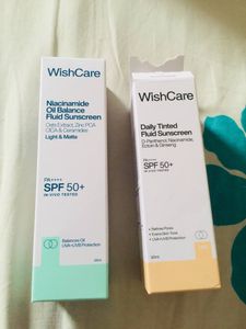 WishCare😍Niacinamide & Tinted Sunscreens