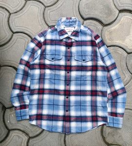 American Eagle Plaid Flannel Shirt for winter