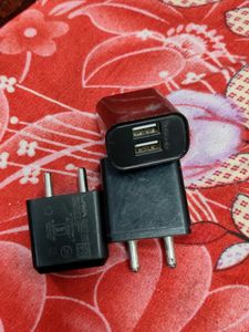 Dual USB Charger Adapters 3 pcs set