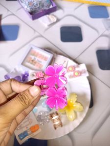 Cute Hair Accessories &amp; Nail Set