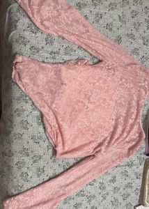 Sheer Lace Long Sleeve Top