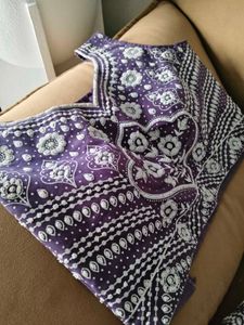 Elegant Purple Embroidered Lehenga Set