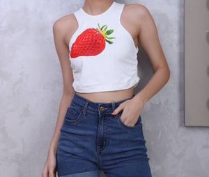 Cute Strawberry Graphic Tank Top