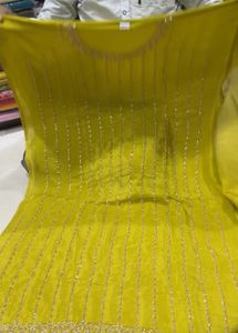 Elegant Yellow suit material