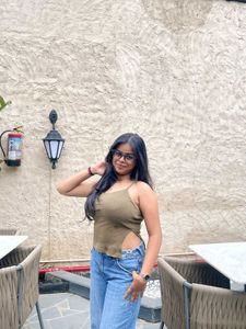 Stylish Olive Green Tank Top