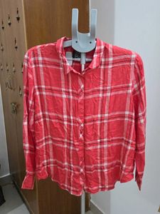 DNMX Chic Plaid Button-Up Shirt