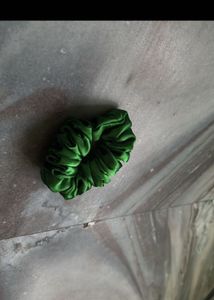 2 Sparkly Blue and green Scrunchie